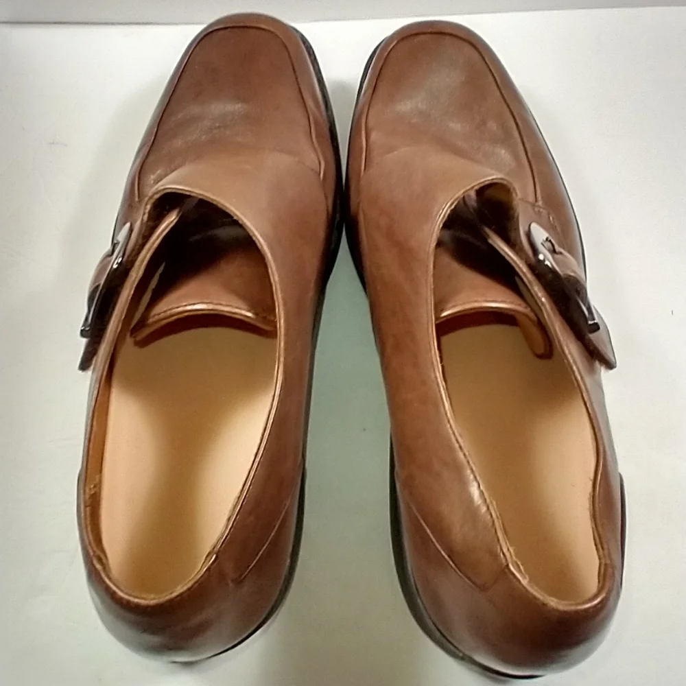 Dr. Comfort Leader Comfort Monk Strap Shoes Men's sz 11.5W